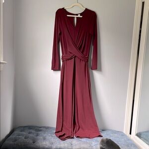 Old Navy Burgundy Jumpsuit
